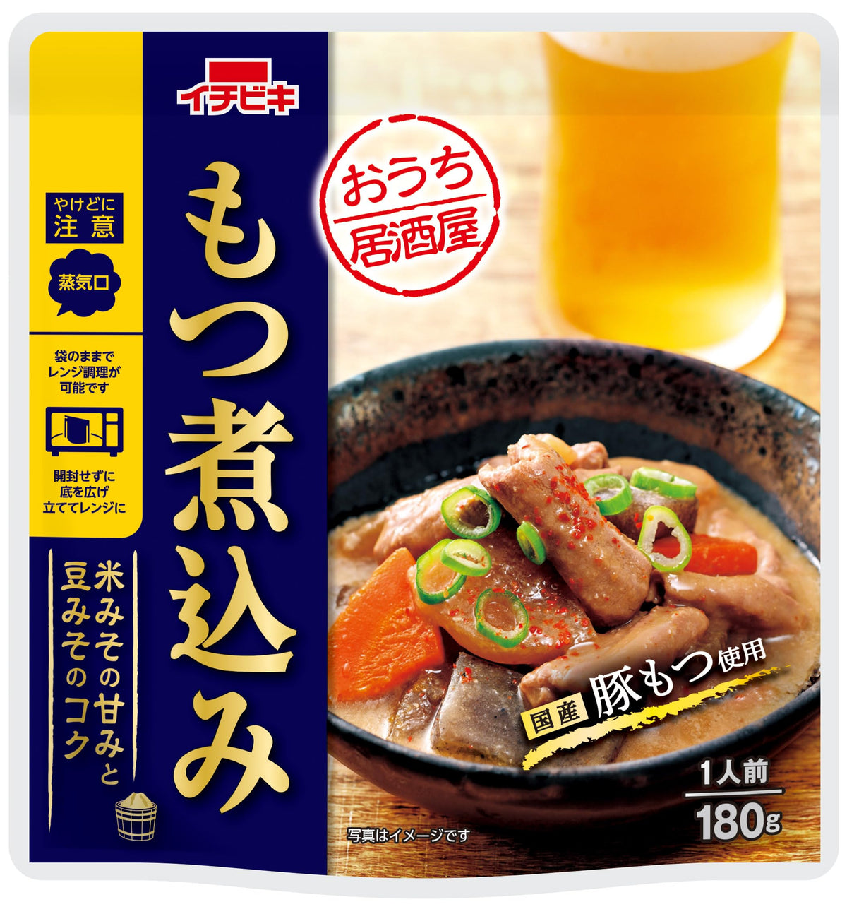Ichibiki Ouchi Izakaya Motsu Nikomi Stewed Pork Offal, 180 g
