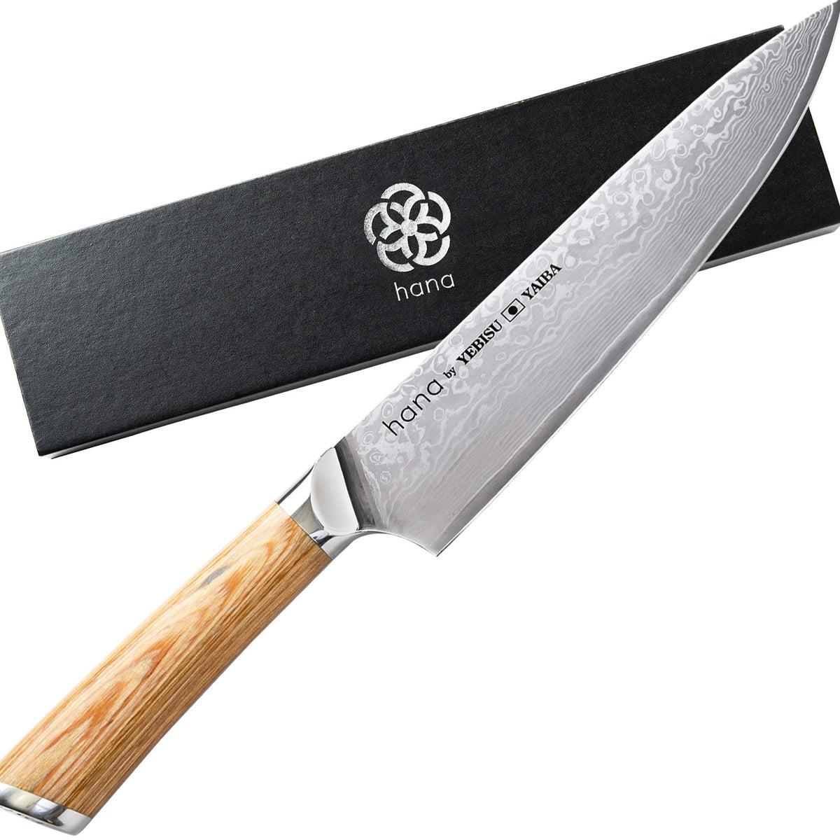 Hana by Yebisu Yaiba VG-10 Damascus Knife — Six Shapes