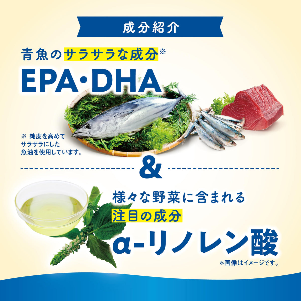 EPA, DHA and Alpha-Linolenic Acid Soft Capsules, EPA 156 mg and DHA 344 mg per 6 Capsules, 180 Capsules for 30 Days
