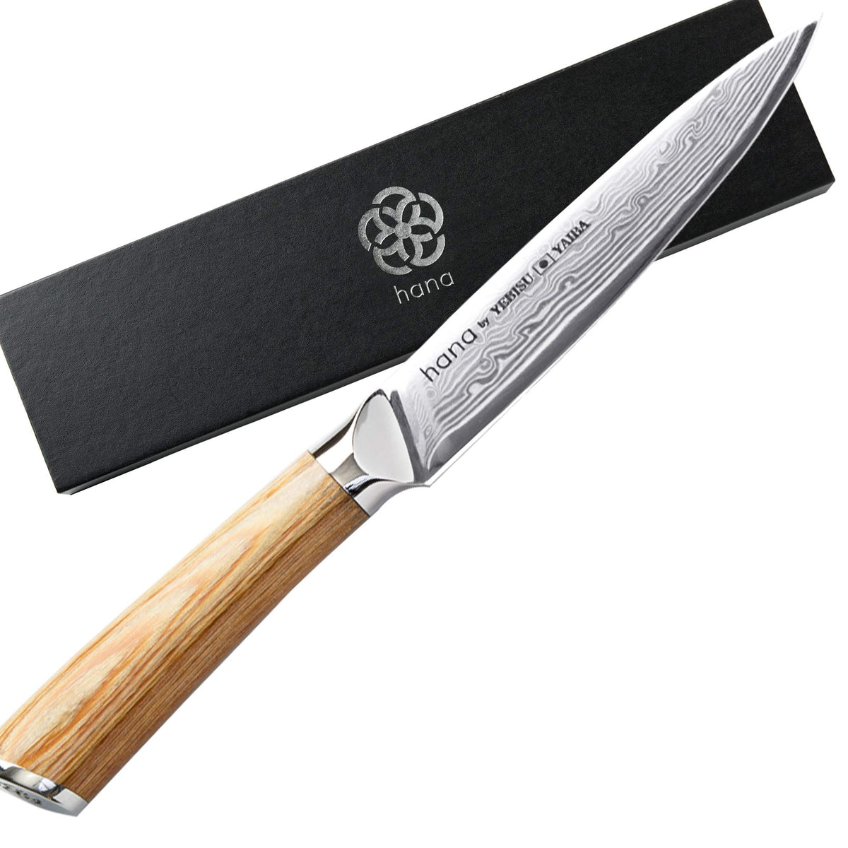 Hana by Yebisu Yaiba VG-10 Damascus Knife — Six Shapes