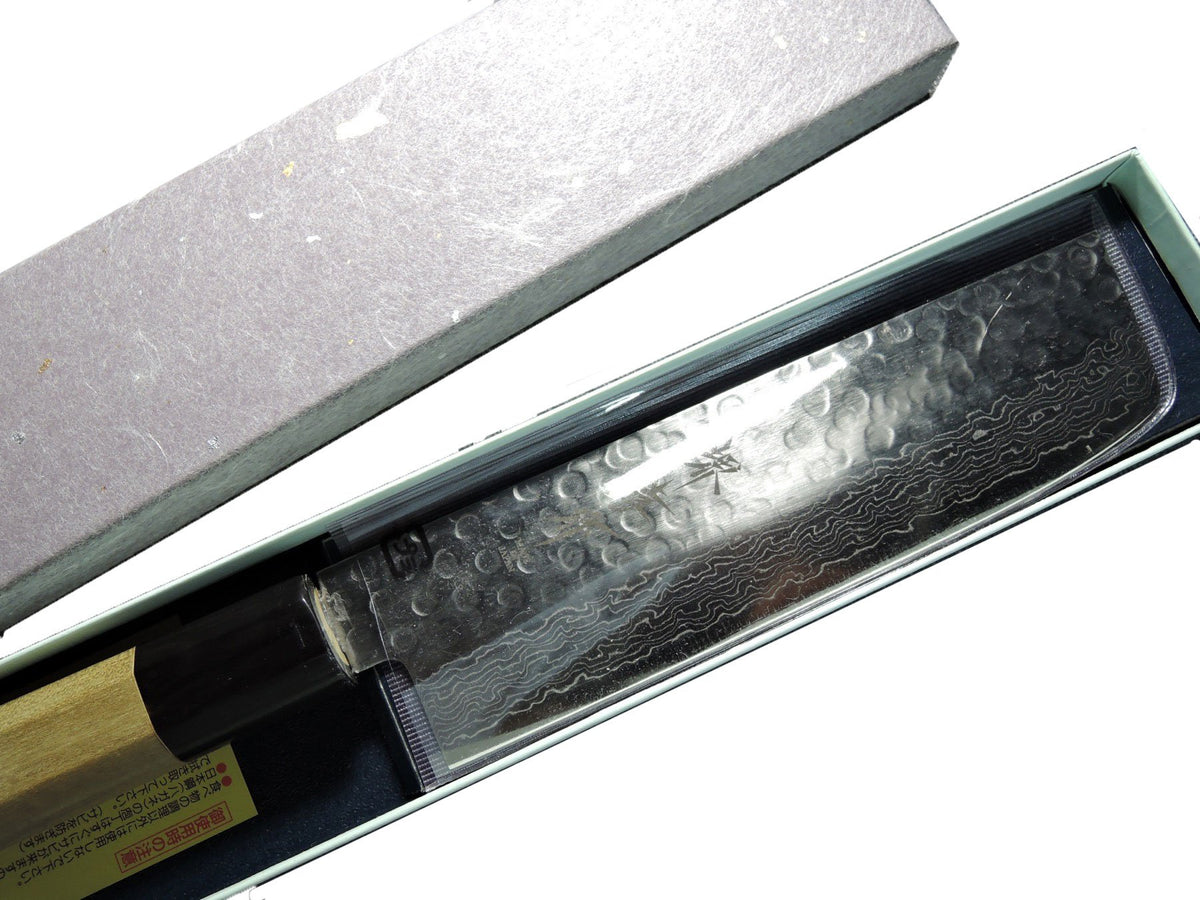 Sakai Takayuki 45-Layer Damascus Nakiri 160mm