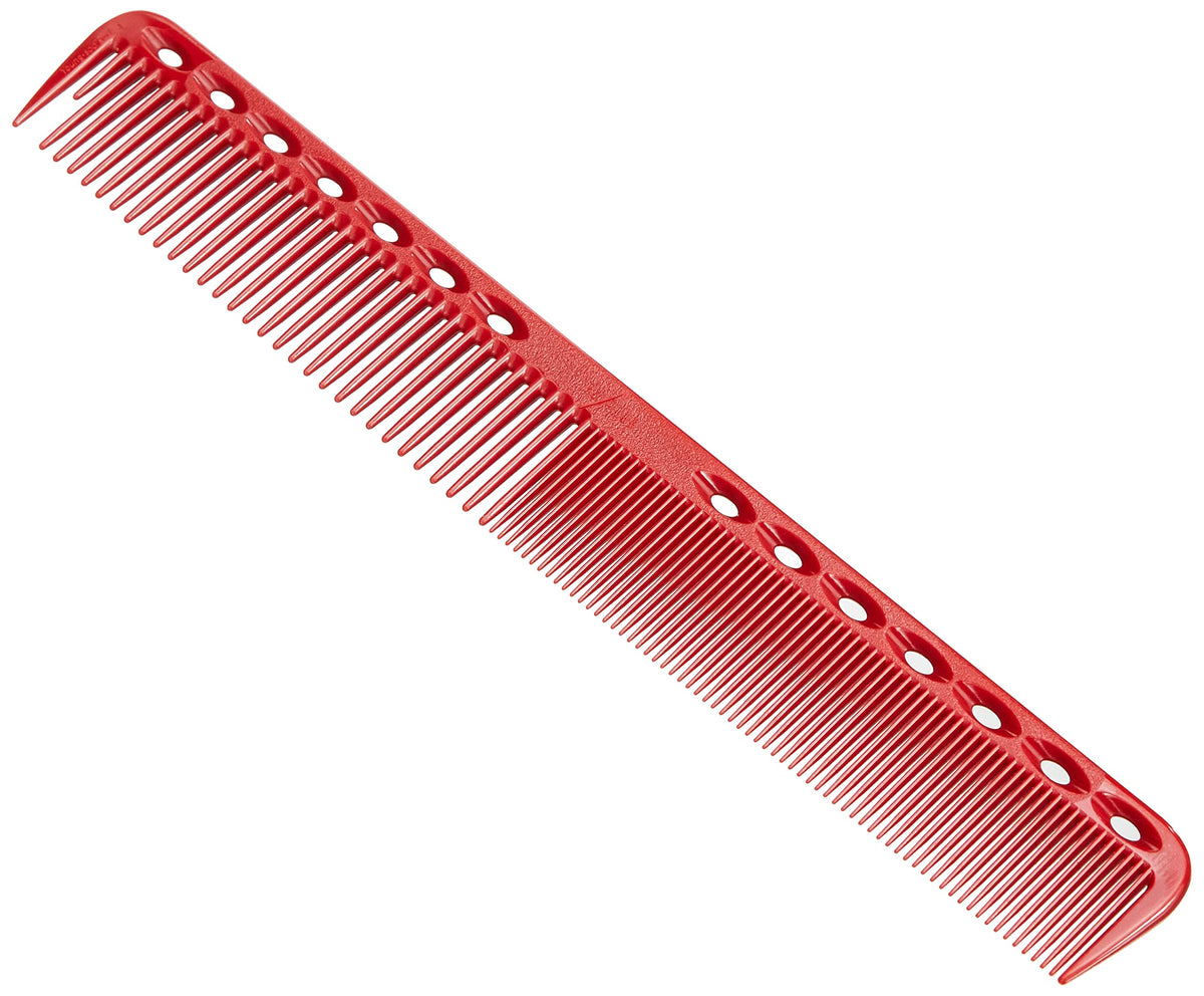 Y.S.PARK YS-339 Fine Cutting Comb, Red, Heat-Resistant Salon Comb with Parting Space Head