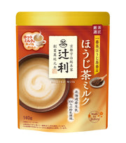Tsujiri Matcha Milk And Houjicha Milk Instant Latte Powder, 140 g To 450 g, Hot Or Cold