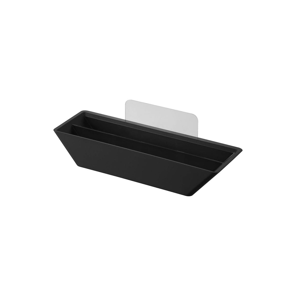 Yamazaki Tower Film-Hook Coffee Filter Stocker, Slim Stocker That Sticks to a Coffee Maker With a Film Hook and Holds About 90 Paper Filters, Dividers Keep Them From Bending, 13.4 x 4.3 x 2.4 cm and 30 g, White or Black