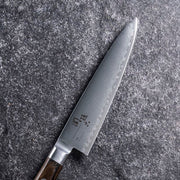 Seki Magoroku Mokuren Petty Knife 120 mm, Stainless Composite Blade, Stainless Bolster and Laminated Wood Handle, 230 x 28 x 14 mm, about 69 g, for Peeling and Trimming