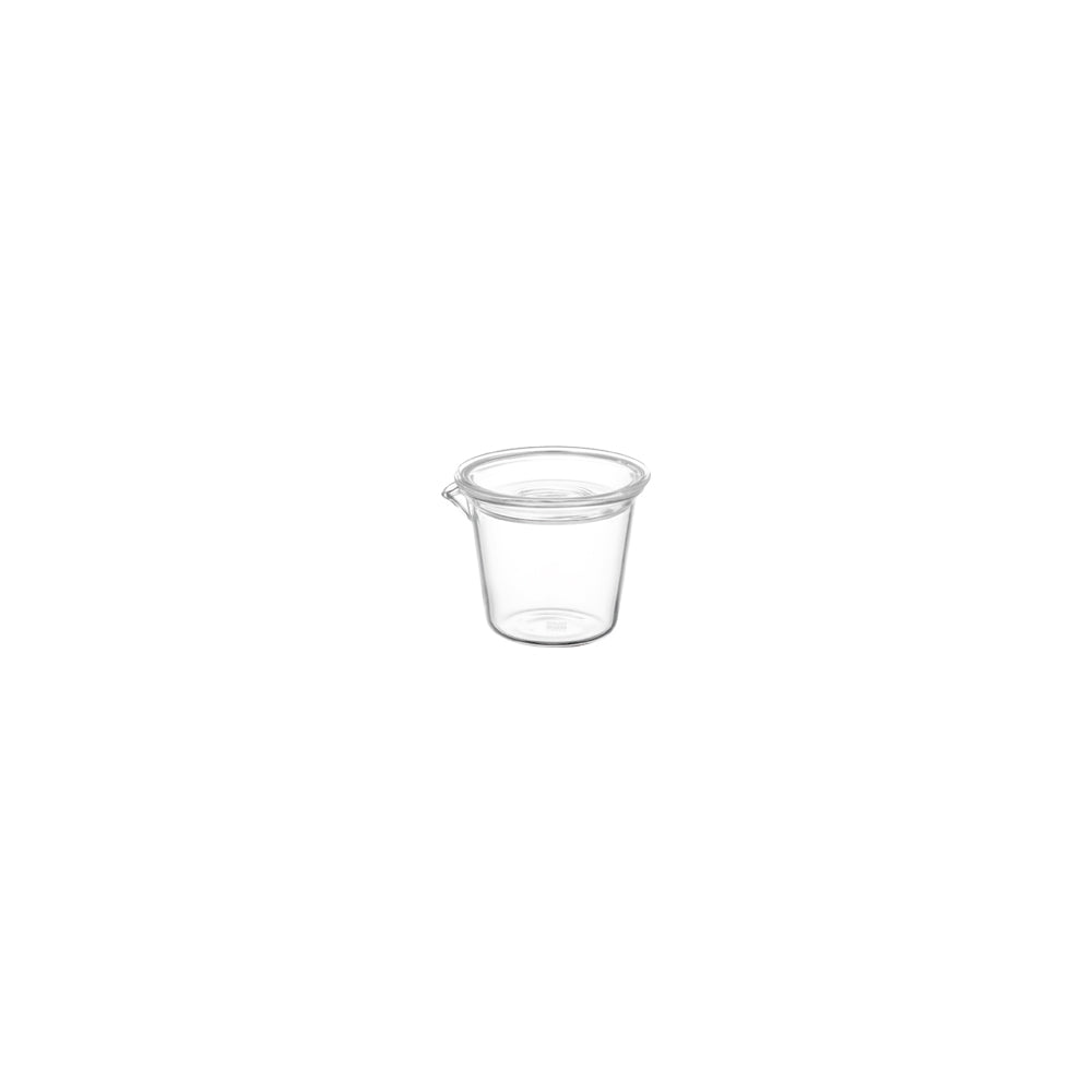 KINTO CAST Heat-Resistant Glass Pitcher, CAST Heat-Resistant Glass Pitcher In Clear Holding 50 mL, Microwave and dishwasher safe, Made in China, 6 x 6 x 5.5 cm and 50 g, Clear
