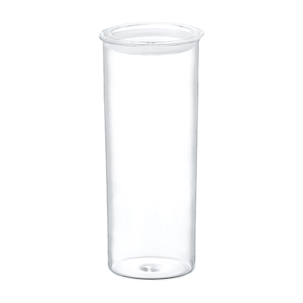 KINTO CAST Heat-Resistant Glass Canister, CAST Heat-Resistant Glass Canister In Clear Holding 1800 mL, Microwave and dishwasher safe, Made in China, 10.5 x 10.5 x 29 cm and 415 g, Clear