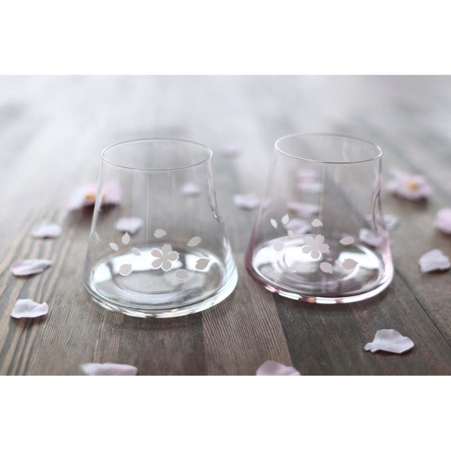 Marumo Takagi Color-Changing Sakura Mt. Fuji Hoei Beer Glass 280 ml In Wooden Box