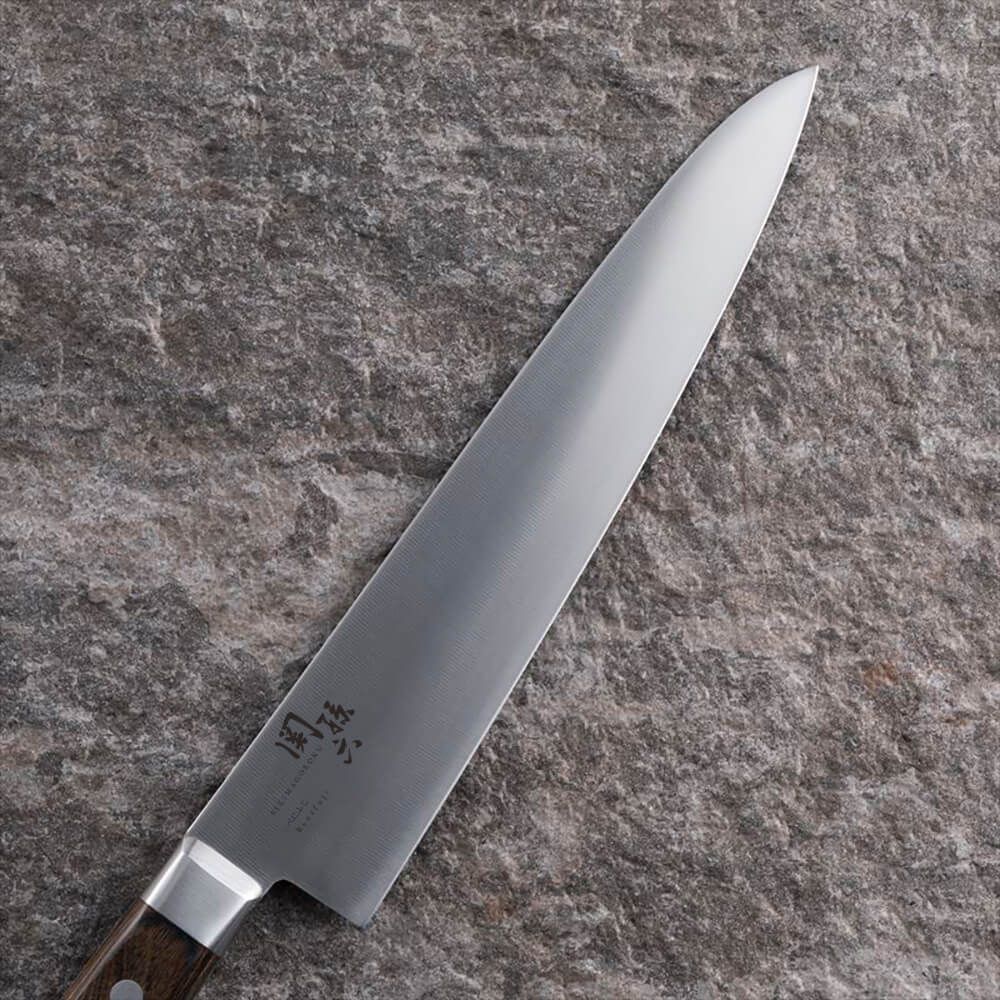 KAI Seki Magoroku Benifuji Gyuto Chef's Knife 240 mm — Seki Magoroku Benifuji Gyuto Chef's Knife 240 mm, 47 x 378 x 19 mm Overall, About 269 g, Made In Japan, 4.7 x 37.8 x 1.9 cm And 269 g, Standard