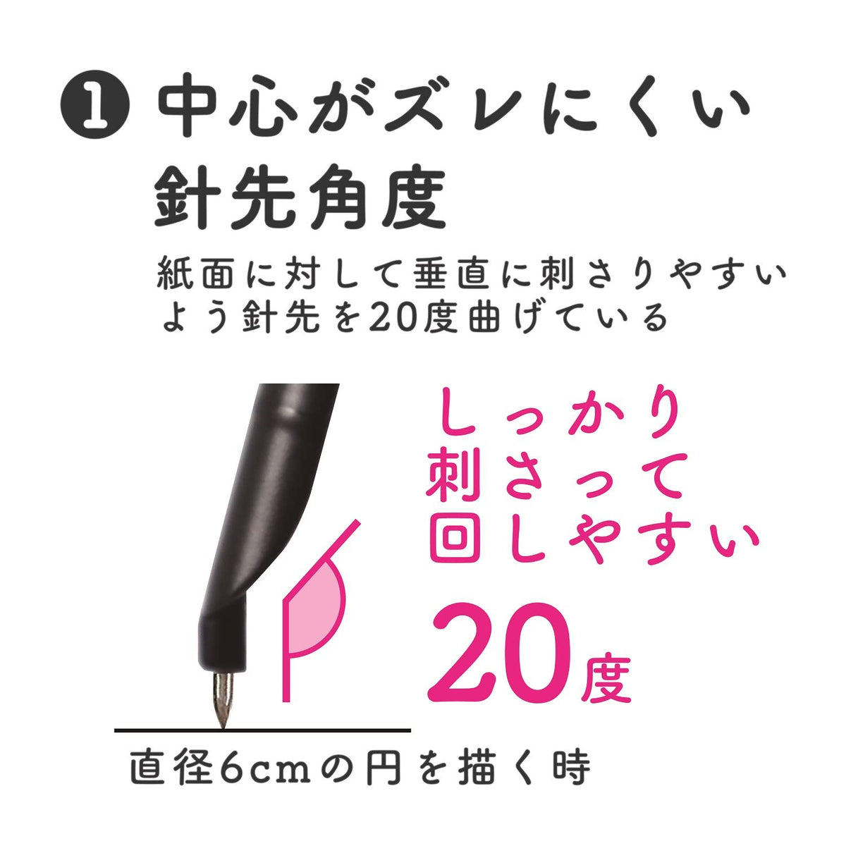 Kutsuwa Slimmy Compass CP233BK, Slim Pencil-Case Compass with Self-Feeding 0.5 mm Lead Pen and Needle Cap, Zinc Alloy, 128 x 10 x 11.2 mm, Black