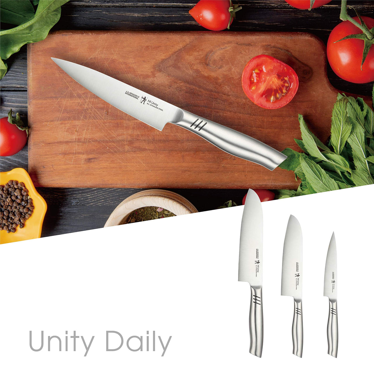Henckels Unity Daily All-Stainless Petty Knife 130 mm