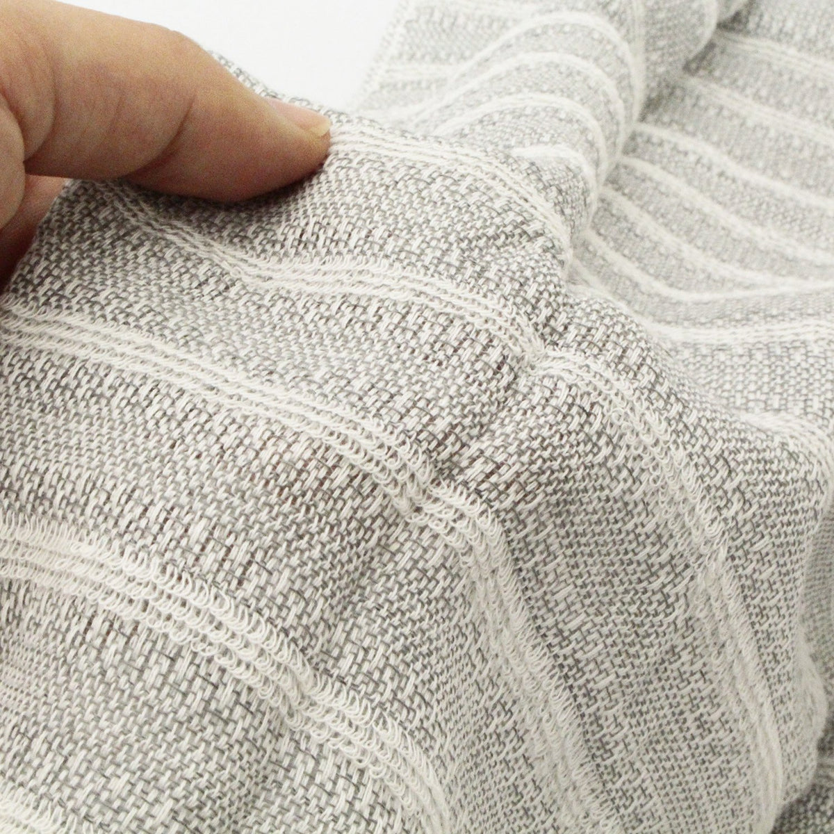 Orim Imabari Charcoal Body Towel with Binchotan, 97% Cotton Long Washing Towel, 26 x 100 cm, Grey
