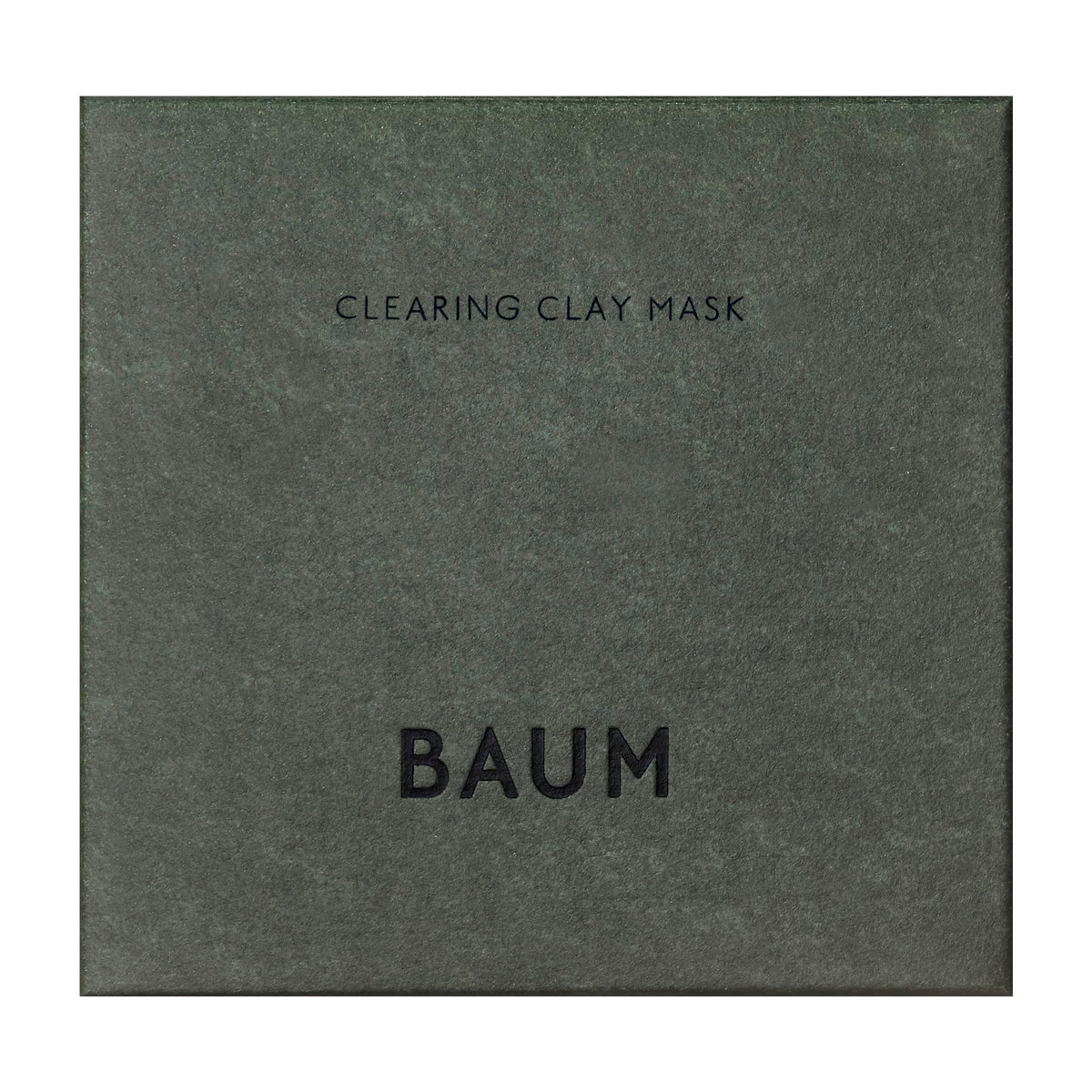 BAUM Clearing Clay Mask — Natural Charcoal, 150g