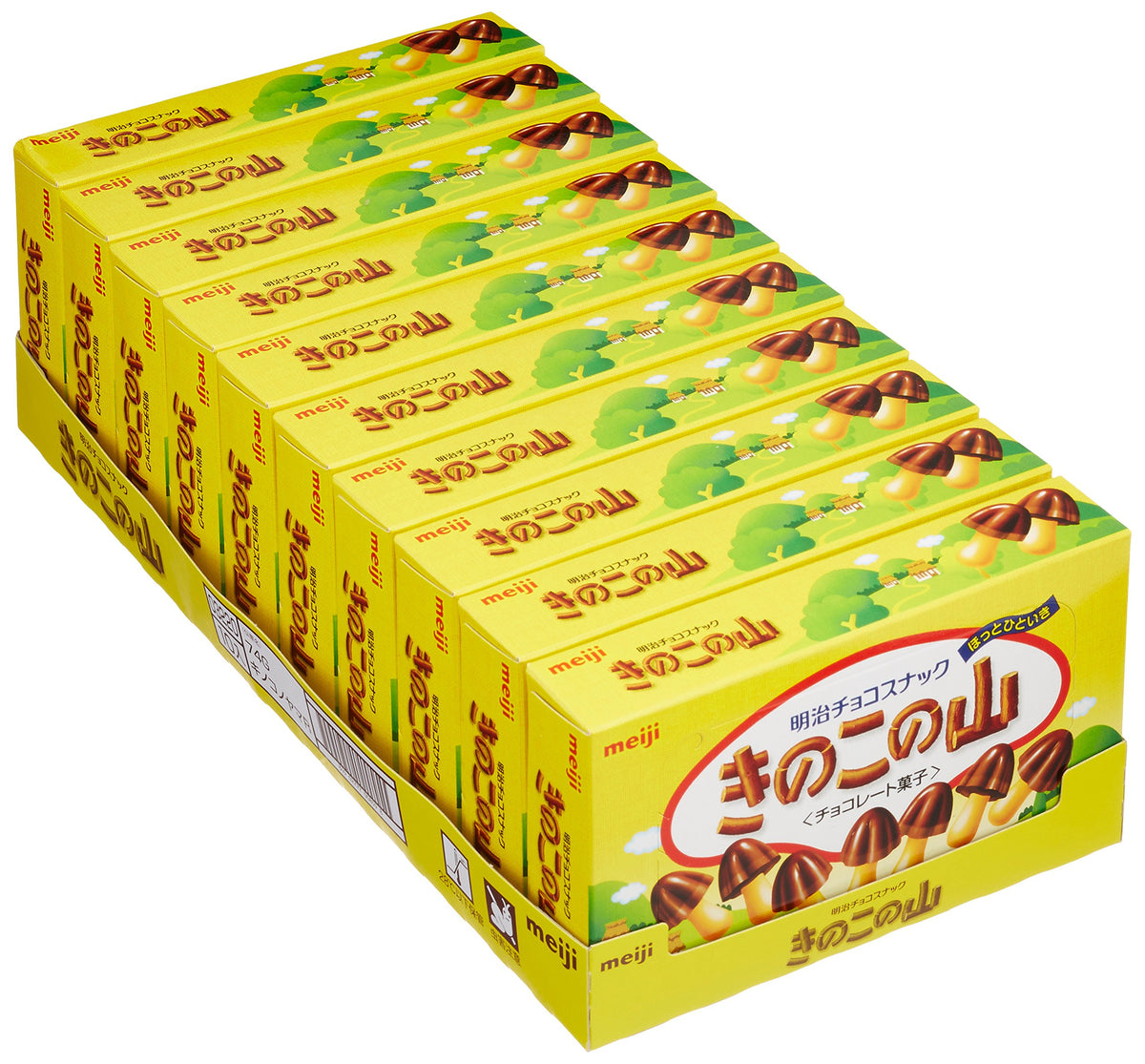 Meiji Kinoko No Yama And Takenoko No Sato Chocolate Snacks, Original Or Matcha, 10 Boxes