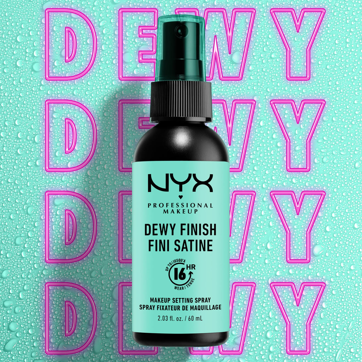 NYX Professional Makeup Setting Spray — Dewy or Matte Finish, 60 mL