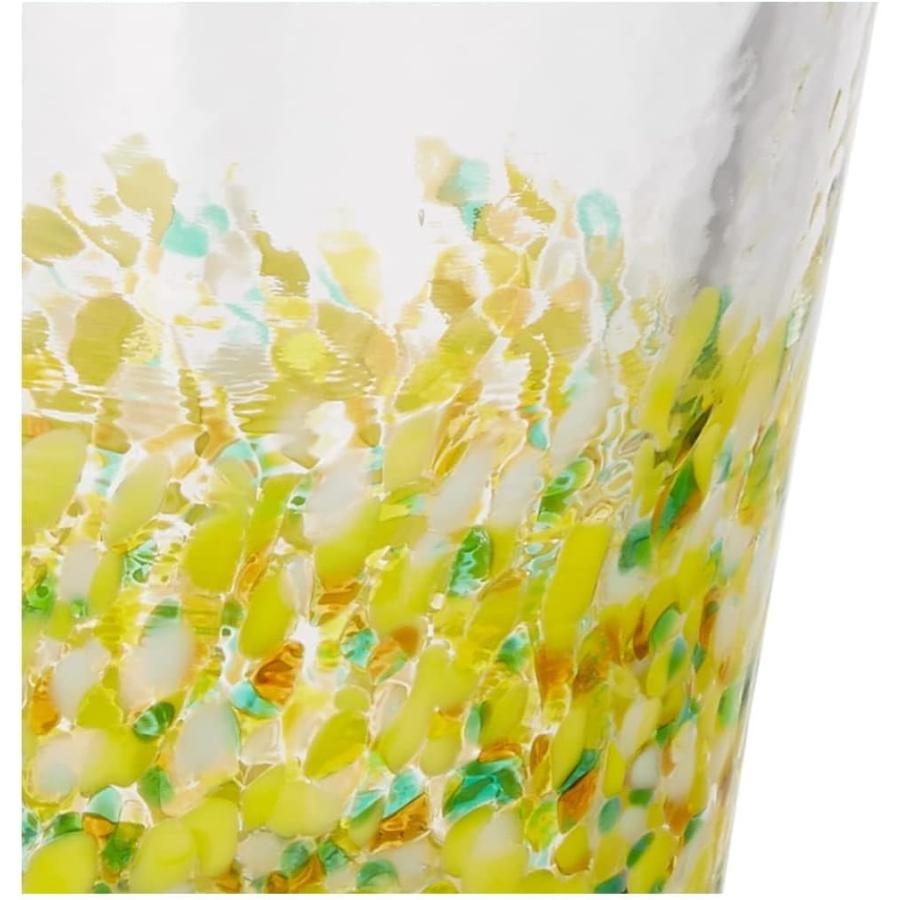 ADERIA Tsugaru Vidro Nihon no Iro Fukei Sunflower Glass Tumbler 300 ml