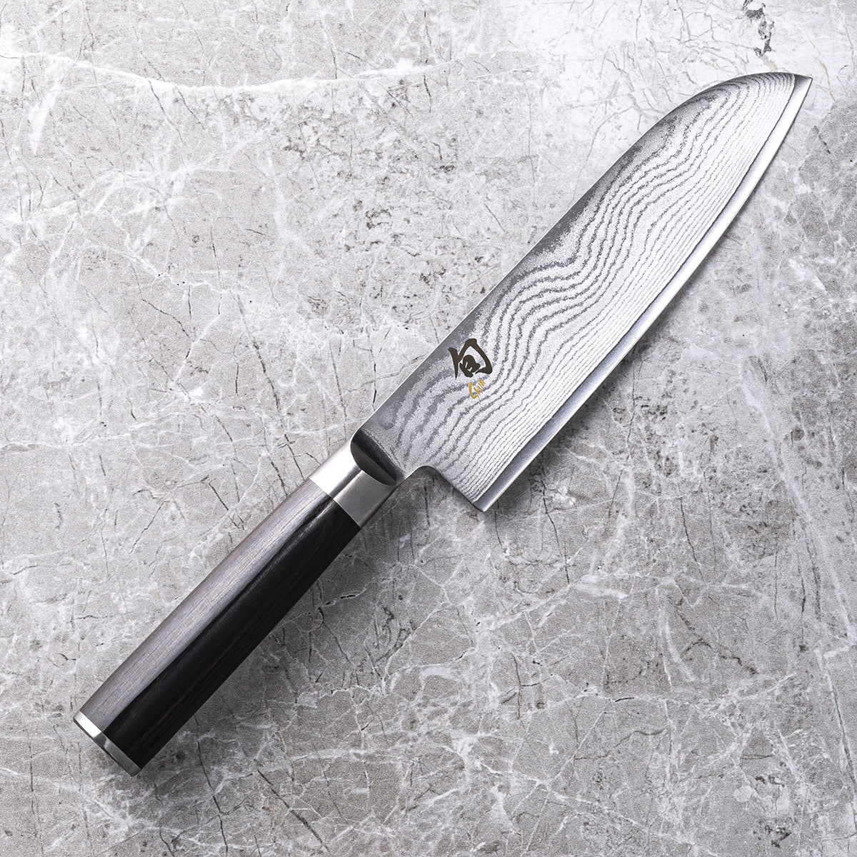 KAI Shun Classic Santoku — 33-Layer Damascus Blade