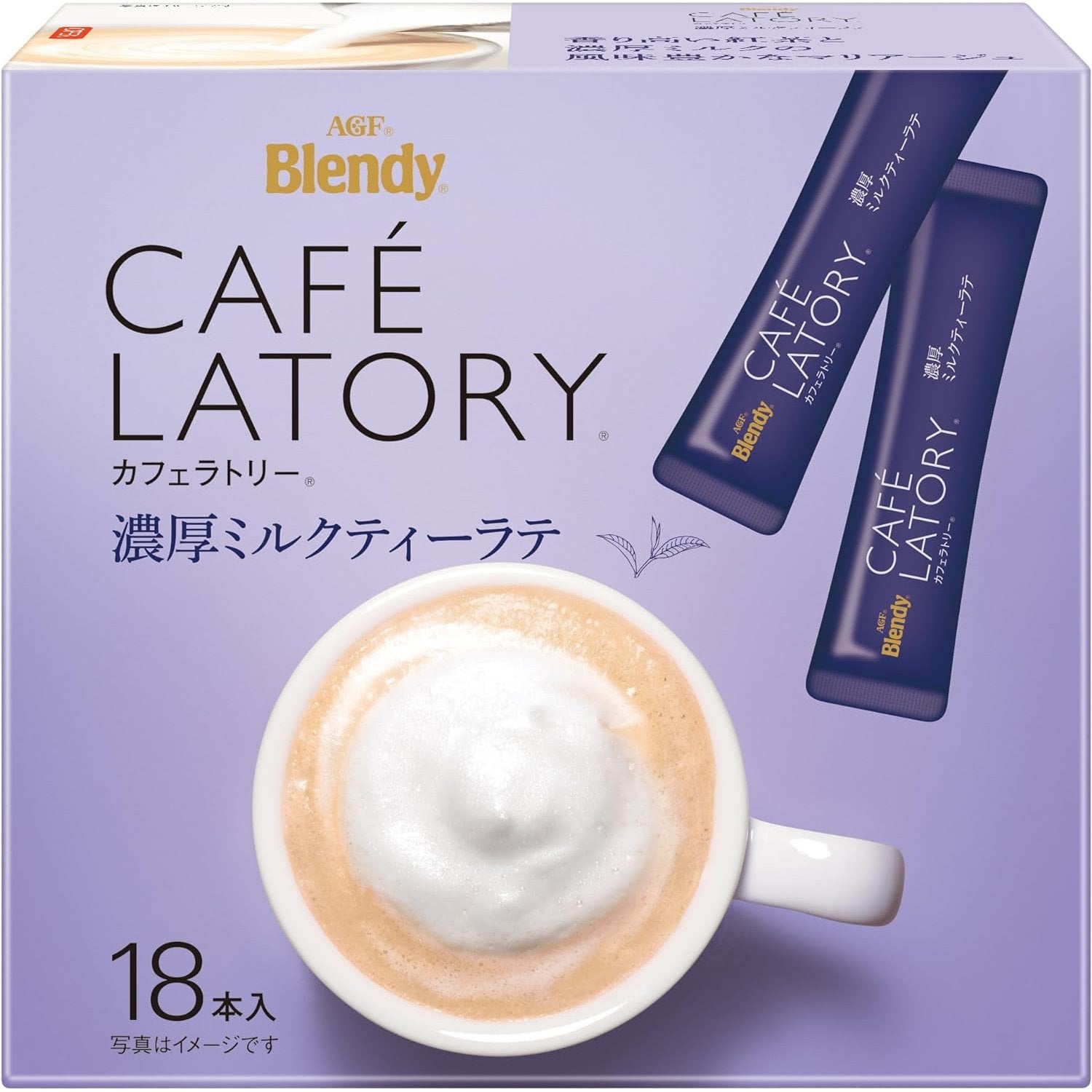 AGF Blendy Rich Royal Milk Tea Latte Sticks 18
