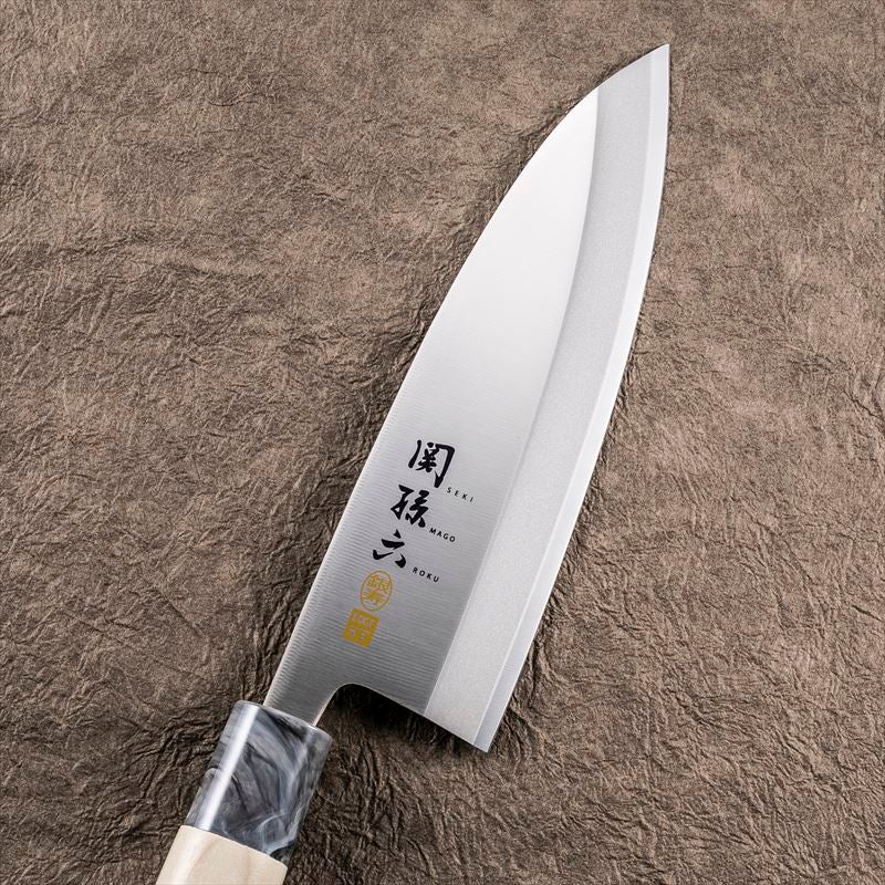KAI Seki Magoroku Ginju ST Japanese-style knife deba knife 165mm, Seki Magoroku Ginju ST Japanese-style knife deba knife 165mm, 56 x 298 x 24 mm Overall, About 179 g, Made in Japan, 5.6 x 29.8 x 2.4 cm and 179 g, Standard