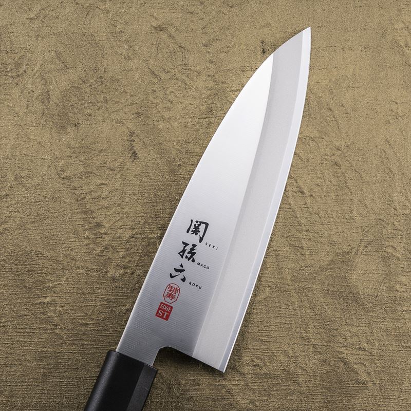 KAI Seki Magoroku Hekiju ST Japanese-style knife deba knife 165mm, Seki Magoroku Hekiju ST Japanese-style knife deba knife 165mm, 56 x 298 x 24 mm Overall, About 145 g, Made in Japan, 5.6 x 29.8 x 2.4 cm and 145 g, Standard