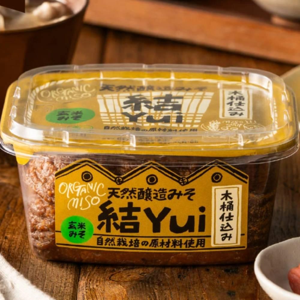 Adachi Yui Barrel-Aged Organic Genmai Brown Rice Miso Paste 450g