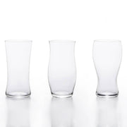 Aderia Premium Craft Beer Glass Set – 3 Tall Japanese Glasses