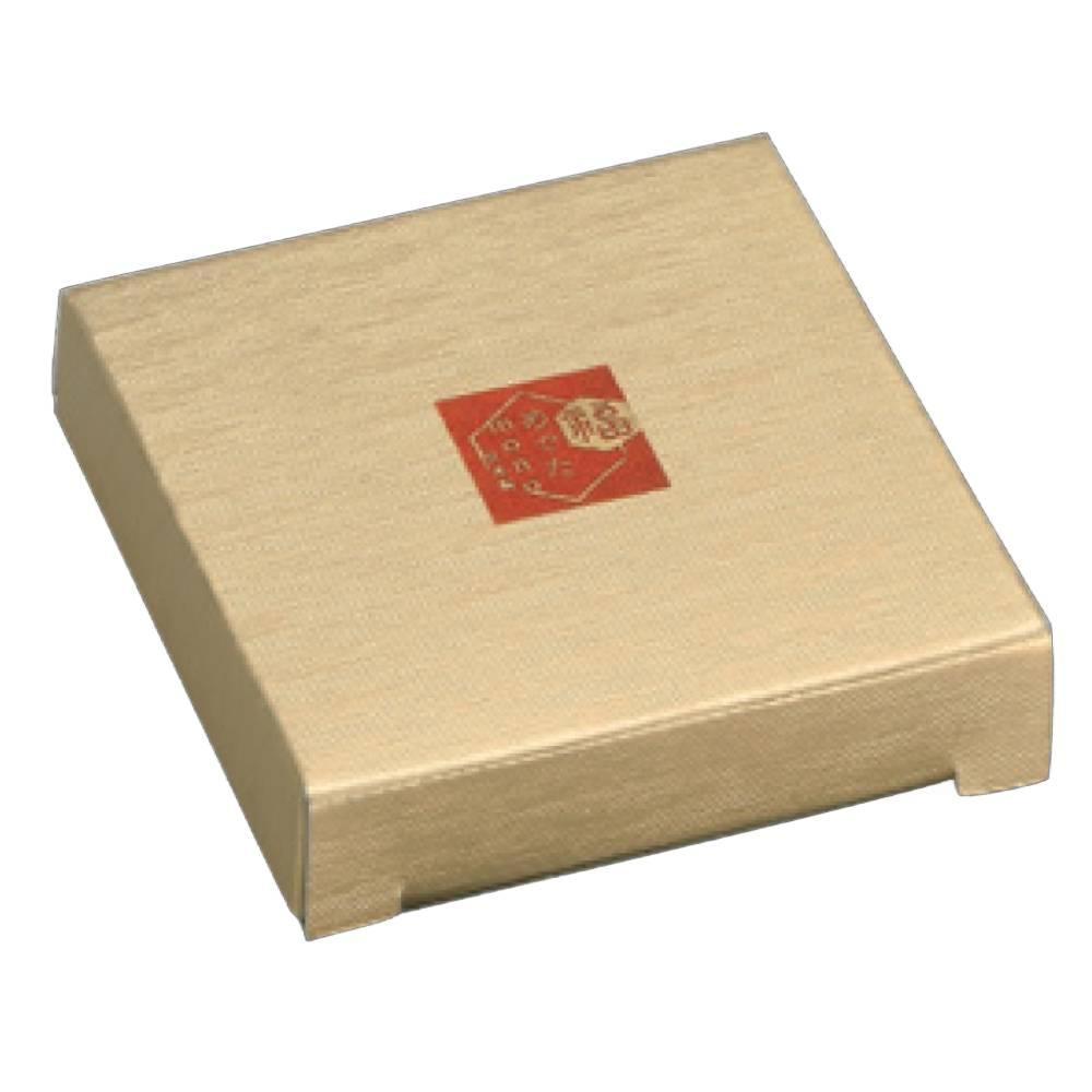 Aderia Gold Leaf Daruma Small Glass Plate 90mm