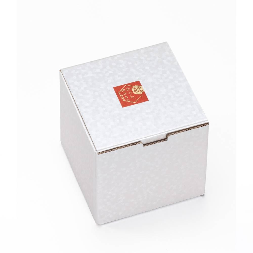 Aderia 280ml Red Yellow Short Glass with Edo Motif