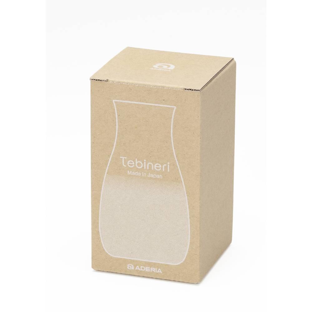 Aderia Tebineri Handcrafted Small Frosted Pink Glass Flower Vase