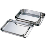 Professional Large 415mm Deep 18-8 Stainless Steel Food Prep Tray by Akagawa Vessel