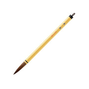 Akashiya Tenko No.3 thick calligraphy brush with traditional wooden handle and premium natural hair tip