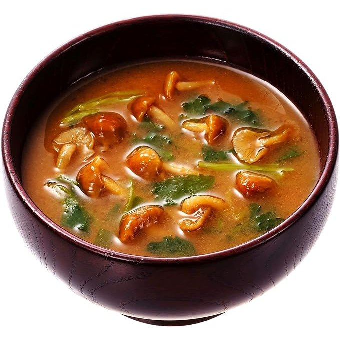 Amano Freeze-Dried Red Miso Soup with Nameko Mushroom – 10 Servings
