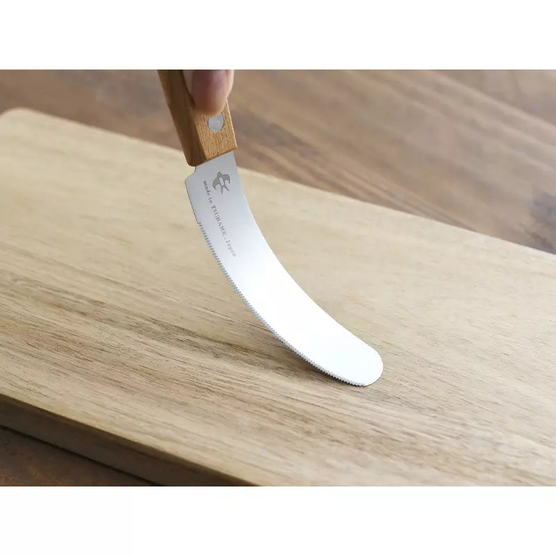 Arnest 85mm Flexible Blade Wooden Handle Butter Spreading Knife