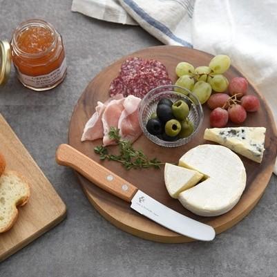 Arnest 85mm Flexible Blade Wooden Handle Butter Spreading Knife