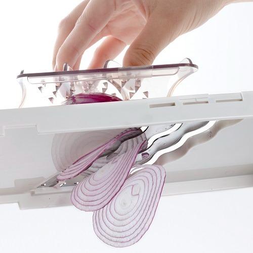 Arnest Triple-Speed Japanese Mandoline Slicer with Triple Wave Blades