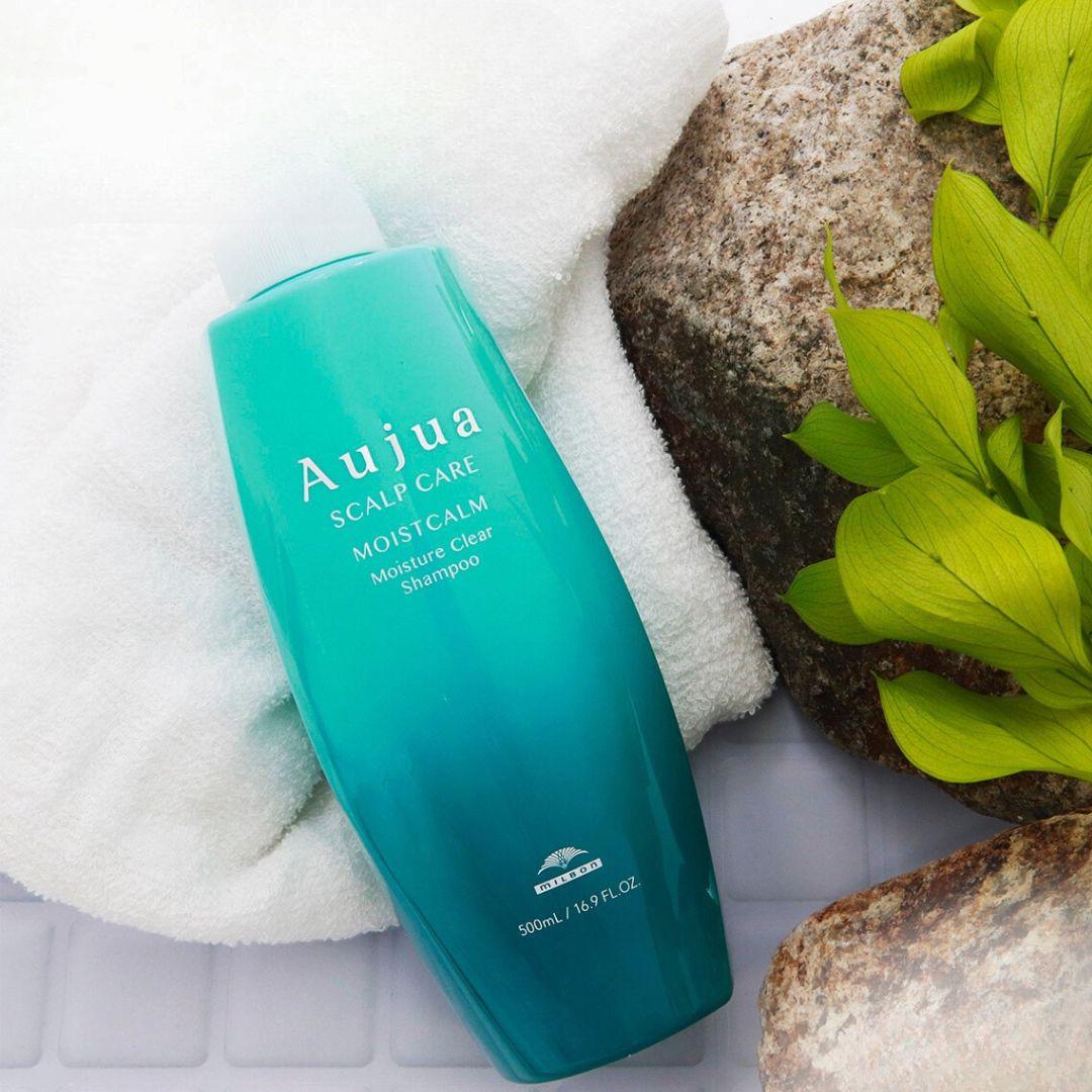 Aujua Moist Calm Clear Shampoo 500ml for Dry Itchy Scalp