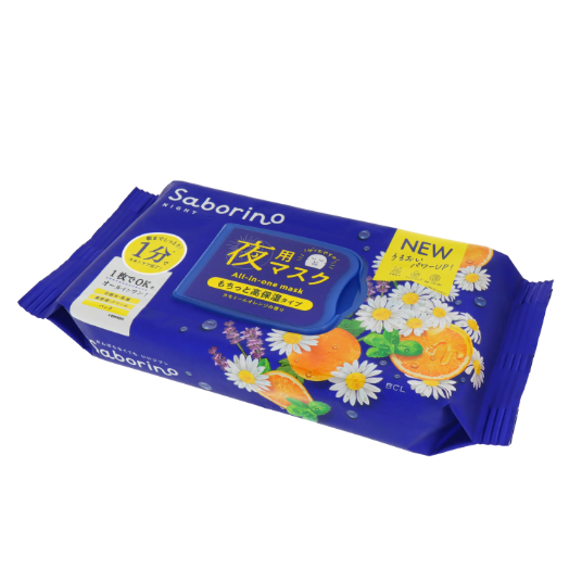 BCL Saborino All-in-One Goodnight Facial Sheet Mask 30 Sheets