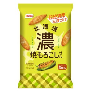 Befco Hokkaido Roasted Corn Rice Crackers – Sweet Savory Snack Pack