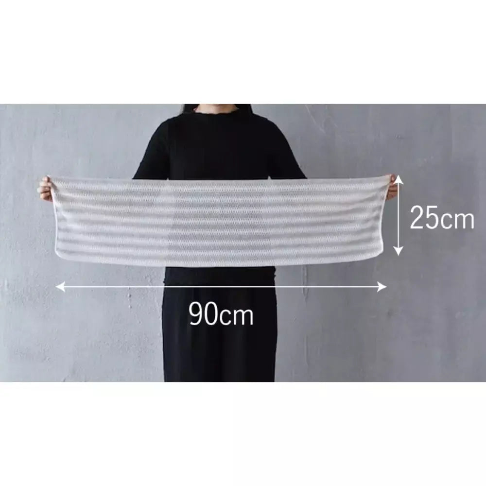 Premium Bamboo Fiber Gentle Exfoliating Body Washcloth 25x90cm Japanese