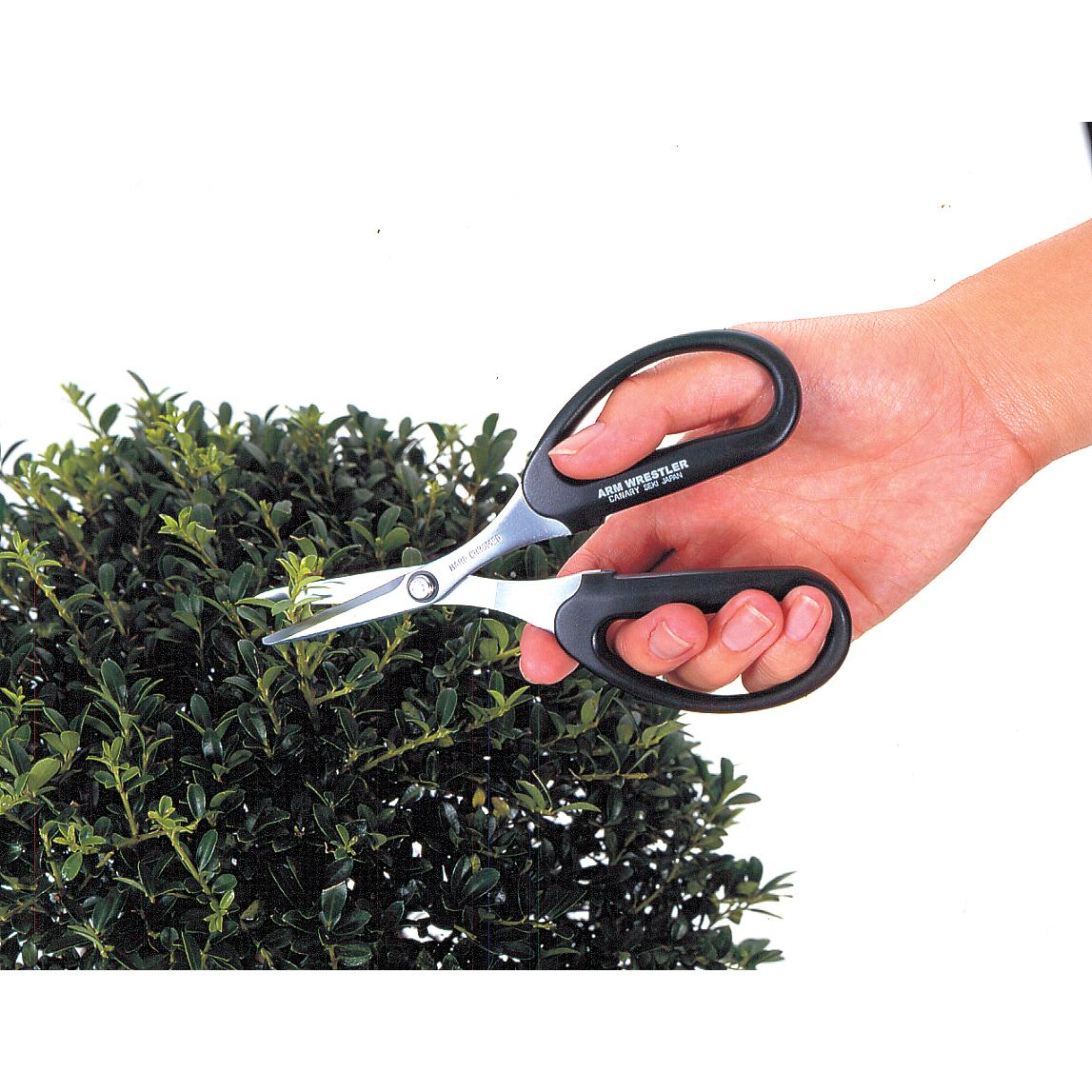 Canary Arm Wrestler Heavy-Duty Short Blade Scissors for Tough Materials