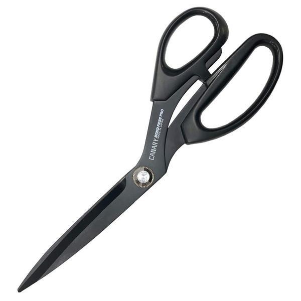 Canary Bond Free Pro 245mm professional dressmaking scissors with black ergonomic handles and stainless steel blades