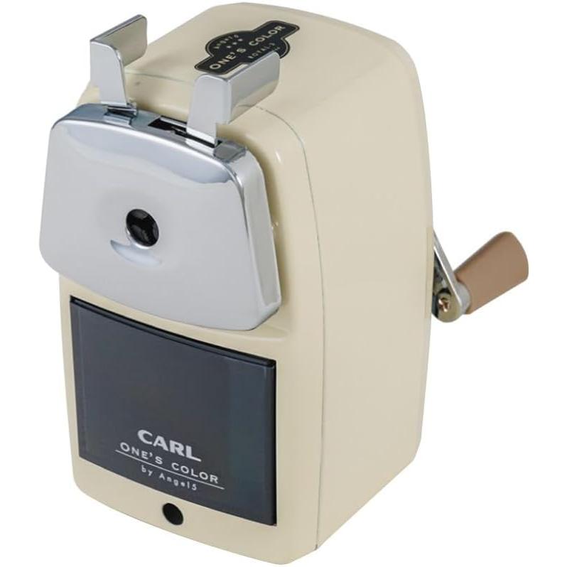 Carl Angel 5 Royal 3‑Hand Crank Manual Pencil Sharpener – Retro Japanese Design
