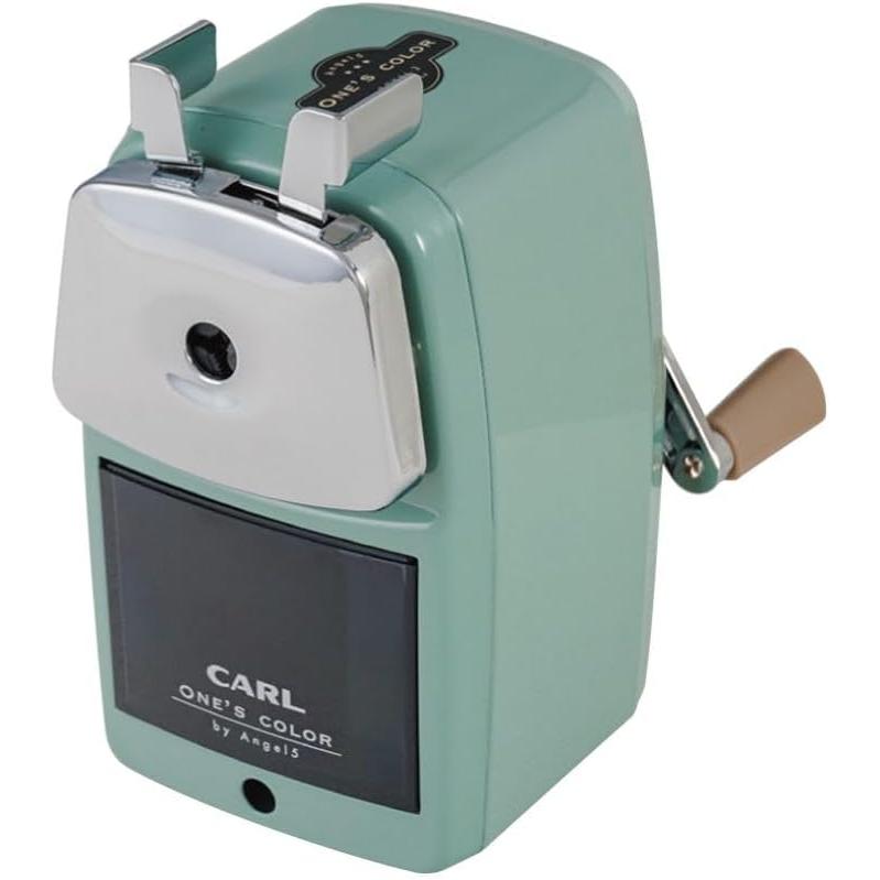 Carl Angel 5 Royal 3‑Hand Crank Manual Pencil Sharpener – Retro Japanese Design