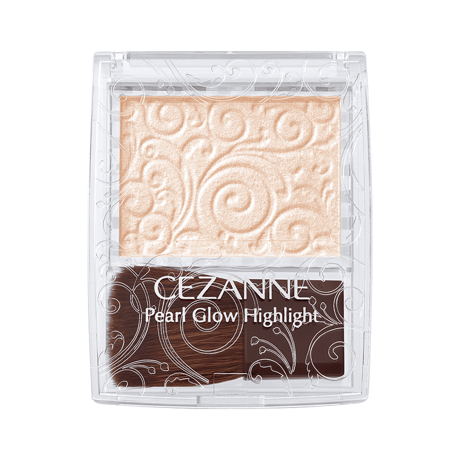 Cezanne Pearl Glow Highlighter with Brush – Radiant 2.4g