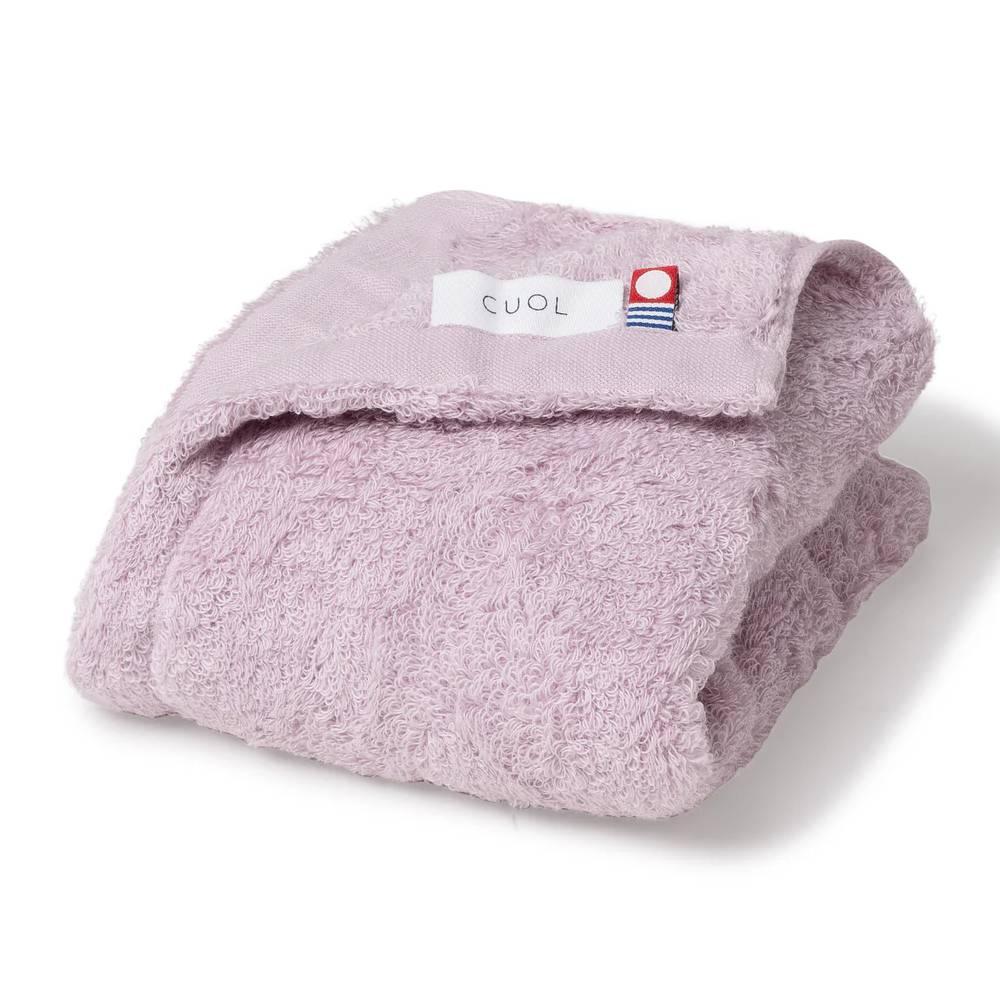 Cuol Ultra Gentle Face Towel in pink, 34x80cm, specialized for sensitive skin skincare