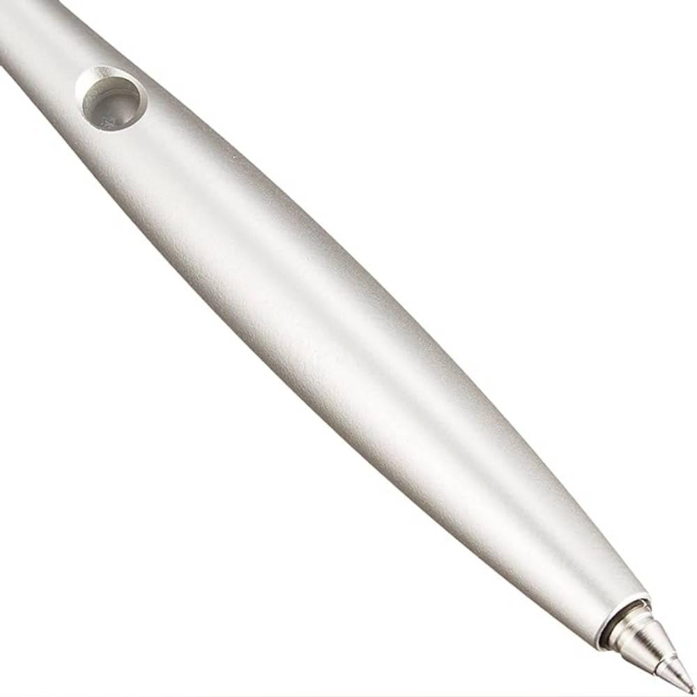 Delight Labo Chrome Metal Floating Ballpoint Pen with Stand