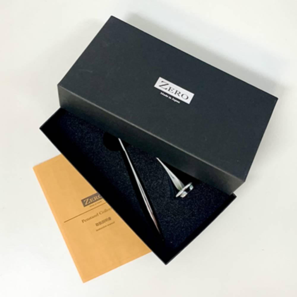Delight Labo Chrome Metal Floating Ballpoint Pen with Stand
