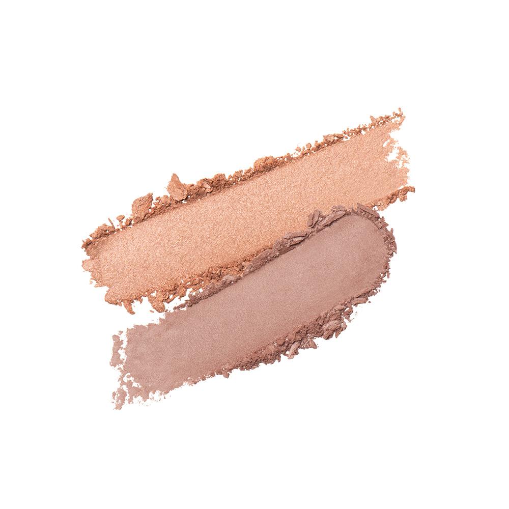 Etvos Mineral Pressed Cheek Two‑Tone Blush Palette 4.5g – SPF20