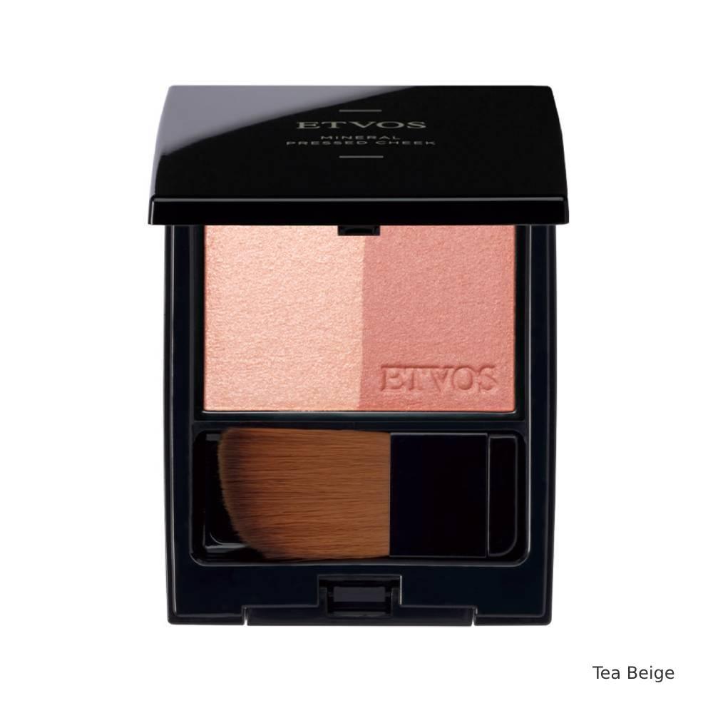 Etvos Mineral Pressed Cheek Two‑Tone Blush Palette 4.5g – SPF20