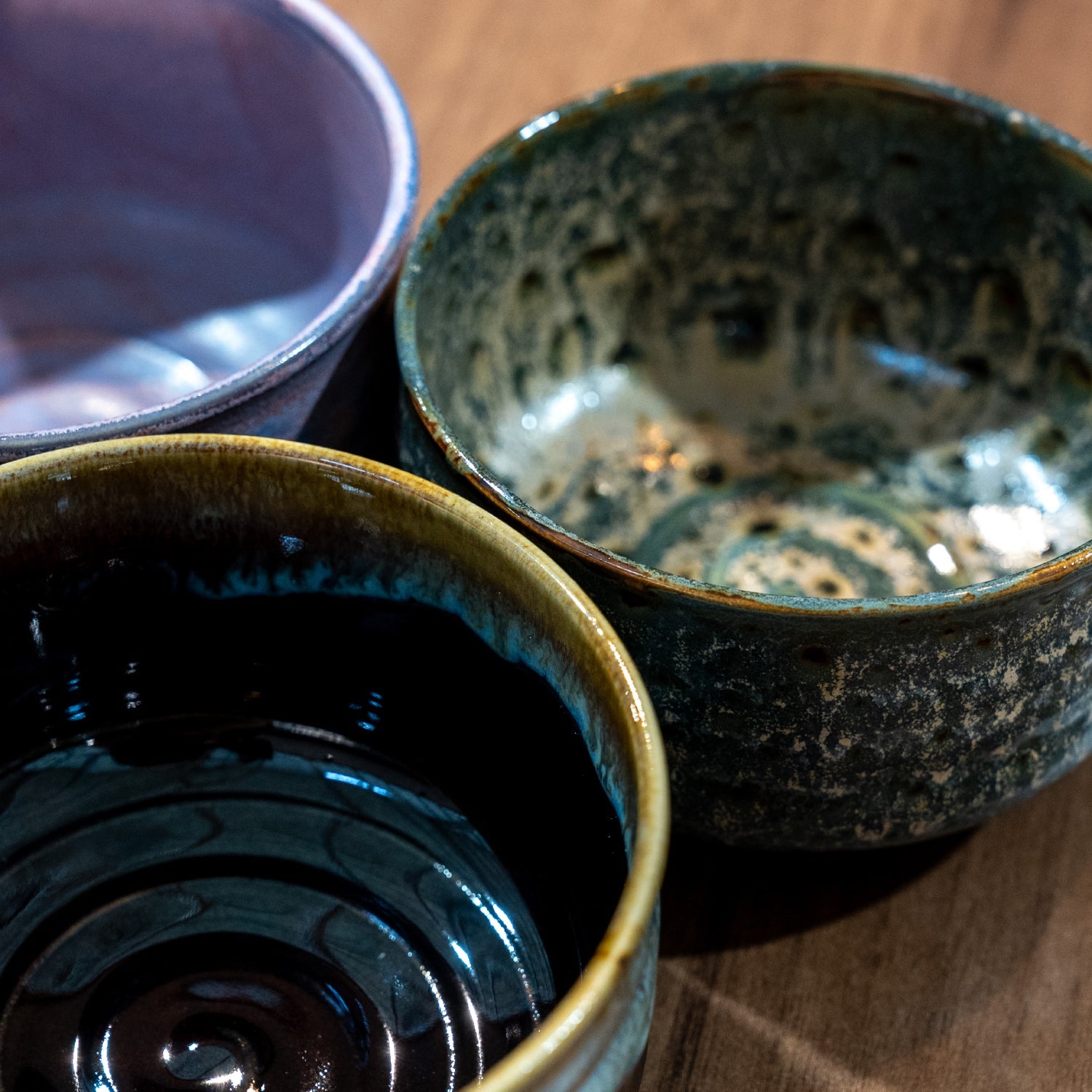 Hasami Rustic Yohen Matcha Tea Bowl with Wooden Gift Box